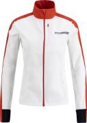 Swix Women's Roadline Wind Jacket Bright White/Fiery Red