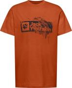 Jack Wolfskin Men's Brand Tee Burnt Orange