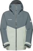 Mammut Men's Crater Iv Hs Hooded Jacket  Silver Sage/Strata