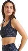 Röhnisch Women's Essential Zip Sportsbra Grey Leo Print