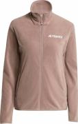 Adidas Women's Multi Essentials Full-Zip Fleece Jacket Trace Brown
