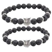 Auxere Double Owl Armbånd Stein KXD0128