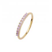 Pico Fineley Crystal Lavender Ring 24 kt. Gullforgylt sølv N04002-Lave...