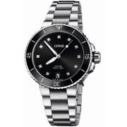 ORIS AQUIS LADY DATE DIAMONDS 73377314194MB