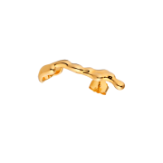 Jane Kønig Drippy Cuff Right Øredobbe Single 18 kt. Gullforgylt sølv D...