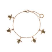 Paul Hewitt Turtle bracelet rose gold Armbånd 18 kt. Gullforgylt sølv ...