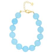 Nuni Copenhagen Jasmin Armbånd 24 kt. Gullforgylt sølv A3118-Blue