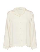 Jane Shirt Topp Cream Underprotection