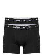 Cfnorh Logo 2-Pack Bamboo Trunks Boksershorts Black Casual Friday