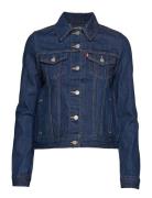 Original Trucker Clean Dark Au Dongerijakke Denimjakke Blue LEVI´S Wom...