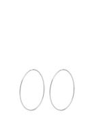 Sanne X-Large Hoop Earrings Accessories Jewellery Earrings Hoops Silve...