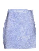 Enmallow Short Skirt Aop 6891 Kort Skjørt Blue Envii