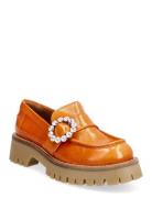 Shoes Mokasiner Lave Sko Orange Billi Bi