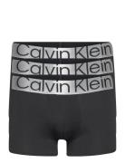 Trunk 3Pk Boksershorts Black Calvin Klein