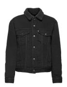 Exbf Sherpa Trucker Yes Black Dongerijakke Denimjakke Black LEVI´S Wom...