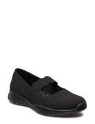 Womens Seager - Power Hitter Ballerinasko Ballerinaer Black Skechers