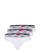 Triplet Thong Stripe Stringtruse Undertøy White HUGO