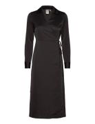 Yassigne Ls Midi Dress - Ca Maxikjole Festkjole Black YAS