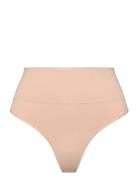 Ecocare Seamless Shaping Thong Stringtruse Undertøy Beige Spanx