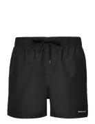 Slhdane Swimshorts W Badeshorts Black Selected Homme