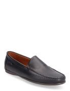 Plain Driving Loafer Lth Marstrand Mokasiner Lave Sko Navy Marstrand