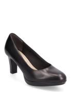 Women Court Sho Shoes Heels Pumps Classic Black Tamaris