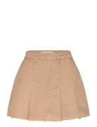 Skirt Kort Skjørt Beige Sofie Schnoor