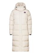 Tjw Alaska Long Puffer Fôret Kåpe White Tommy Jeans