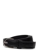 Solid Belt Belte Black Becksöndergaard