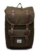 Herschel Little America Mid Backpack Ryggsekk Veske Khaki Green Hersch...