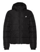 Hooded Sports Puffr Jacket Fôret Jakke Black Superdry