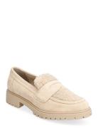 Women Slip-On Mokasiner Lave Sko Beige Tamaris