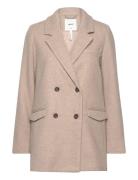 Objblaza Le Jacket Noos Ulljakke Jakke Beige Object