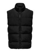 Onsmelvin Life Puffer Vest Otw Vd Vest Black ONLY & SONS