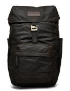 Barbour Ess Wax Backpack Ryggsekk Veske Black Barbour