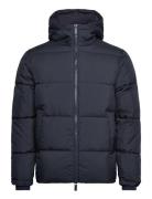 Slhdan Short Puffer Jacket O Fôret Jakke Navy Selected Homme