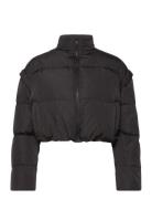 Detachable Down Puffer Jacket Fôret Jakke Black Rosemunde