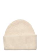 Slfmary Knit Beanie Accessories Headwear Beanies Cream Selected Femme