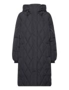 Long Puffer Fôret Jakke Black Lee Jeans