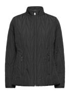 Jacket Outerwear Light Fôret Jakke Black Brandtex