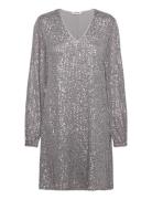 Sraviana Dress Kort Kjole Silver Soft Rebels