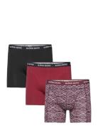 Cotton Stretch Boxer 3P Boksershorts Burgundy Björn Borg