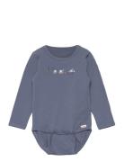 Body Ls Bodies Long-sleeved Navy Minymo