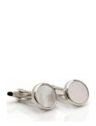 Mother Of Pearl Cuff Links Mansjettknapper Silver Portia 1924