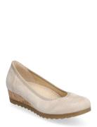 Wedge Pumps Sko Wedge Beige Gabor