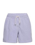 Traveler Seersucker Swim Trunk Badeshorts Blue Ralph Lauren Kids