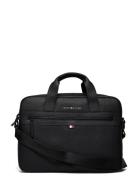 Essential Pu Computer Bag Dataveske Veske Black Tommy Hilfiger