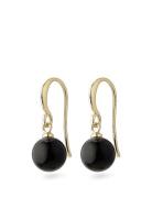 Goldie Black Earrings Øredobber Smykker Black Pilgrim