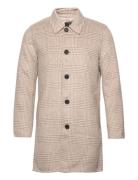 Mattia Coat Ullfrakk Frakk Beige Urban Pi Ers