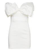 Mini Bow Dress Kort Kjole White Bardot